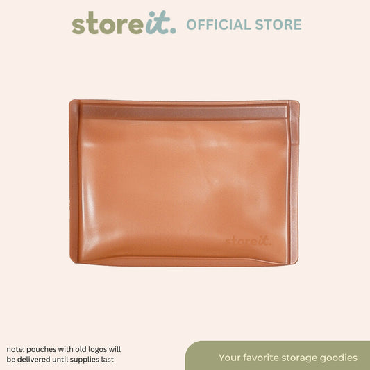 Flat Matte Silicone Bag 1000ml - Cocoa