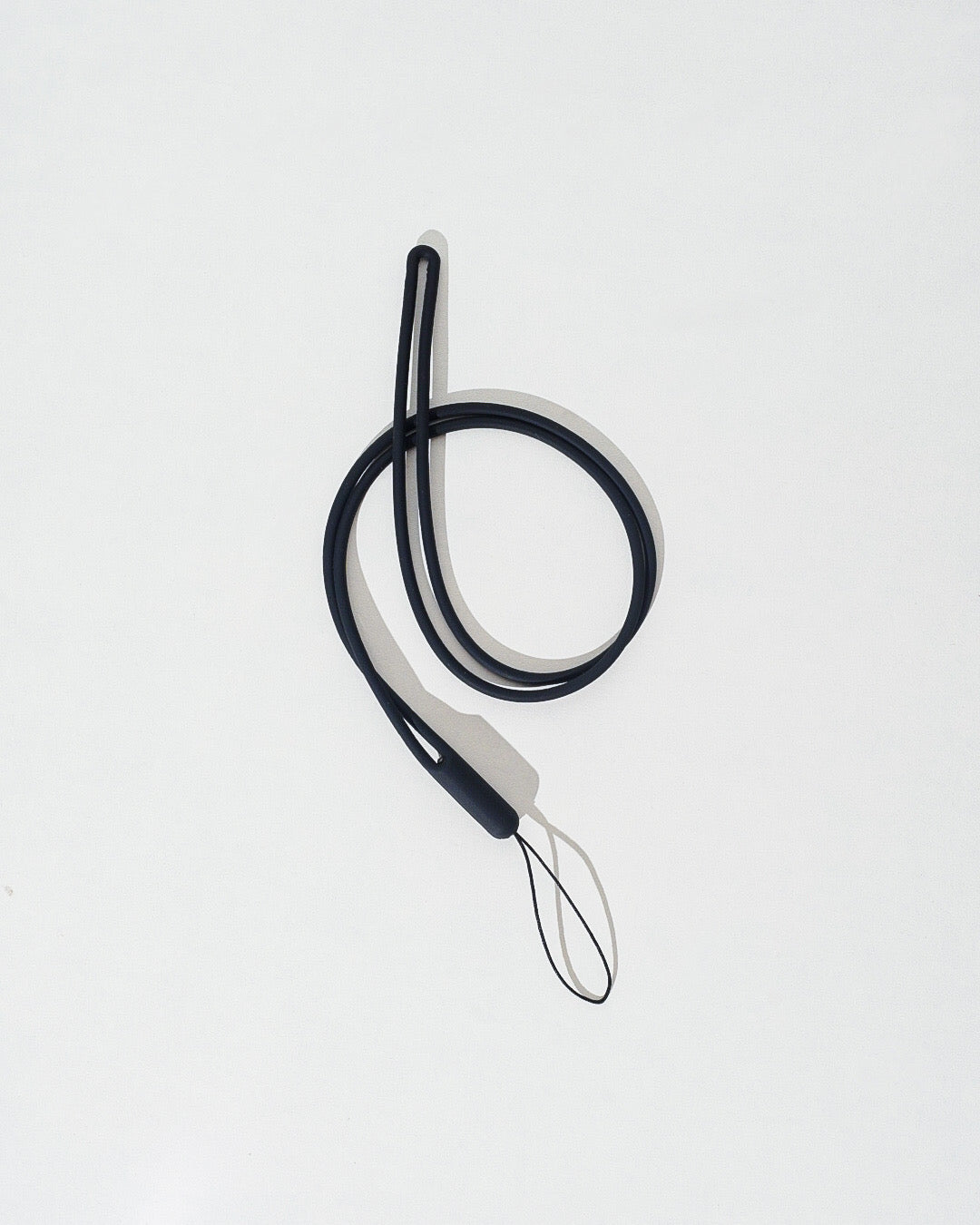 Silicone Lanyard - Black