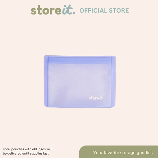 Flat Matte Petite 500ml Silicone Pouch - Lavender