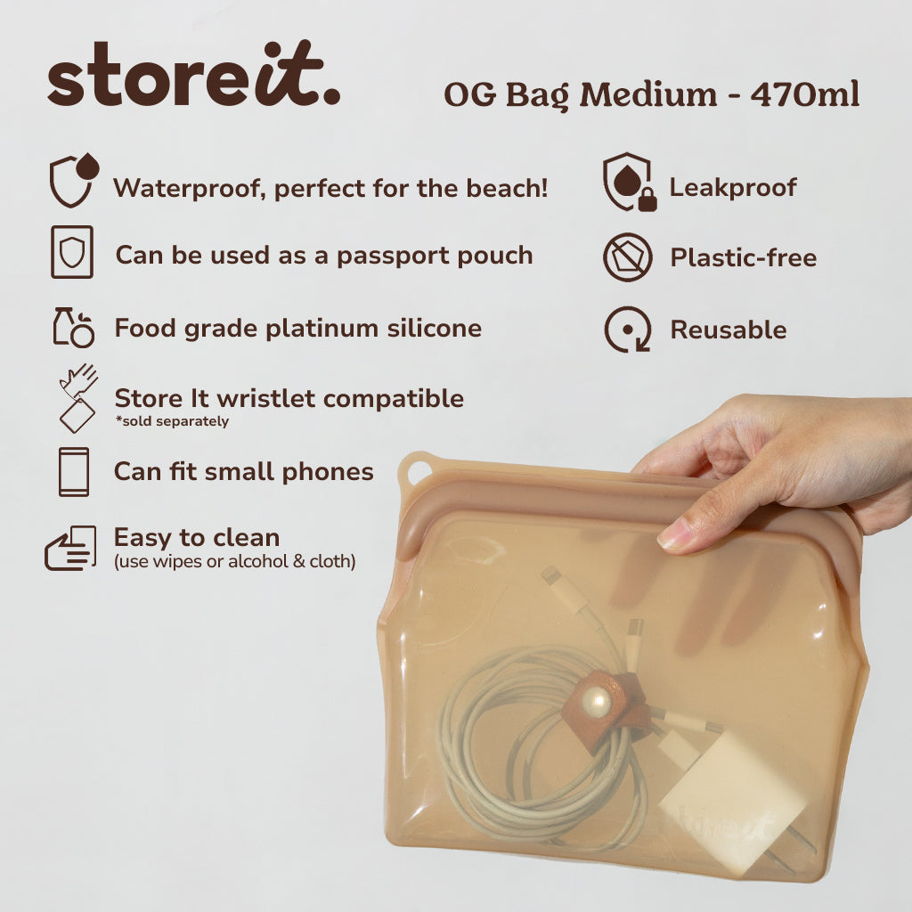 OG Silicone Bag Medium 470ml - Zest Orange