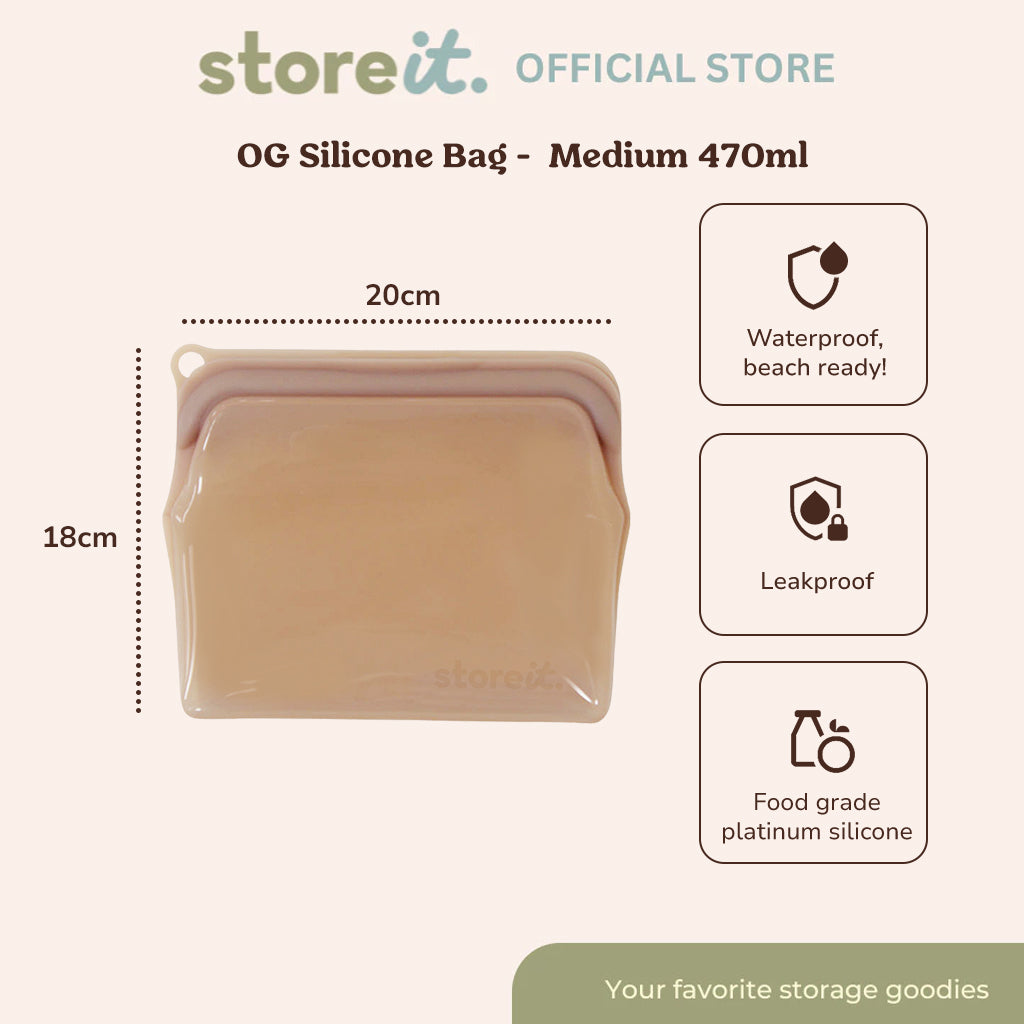 OG Silicone Bag Medium 470ml - Zest Orange