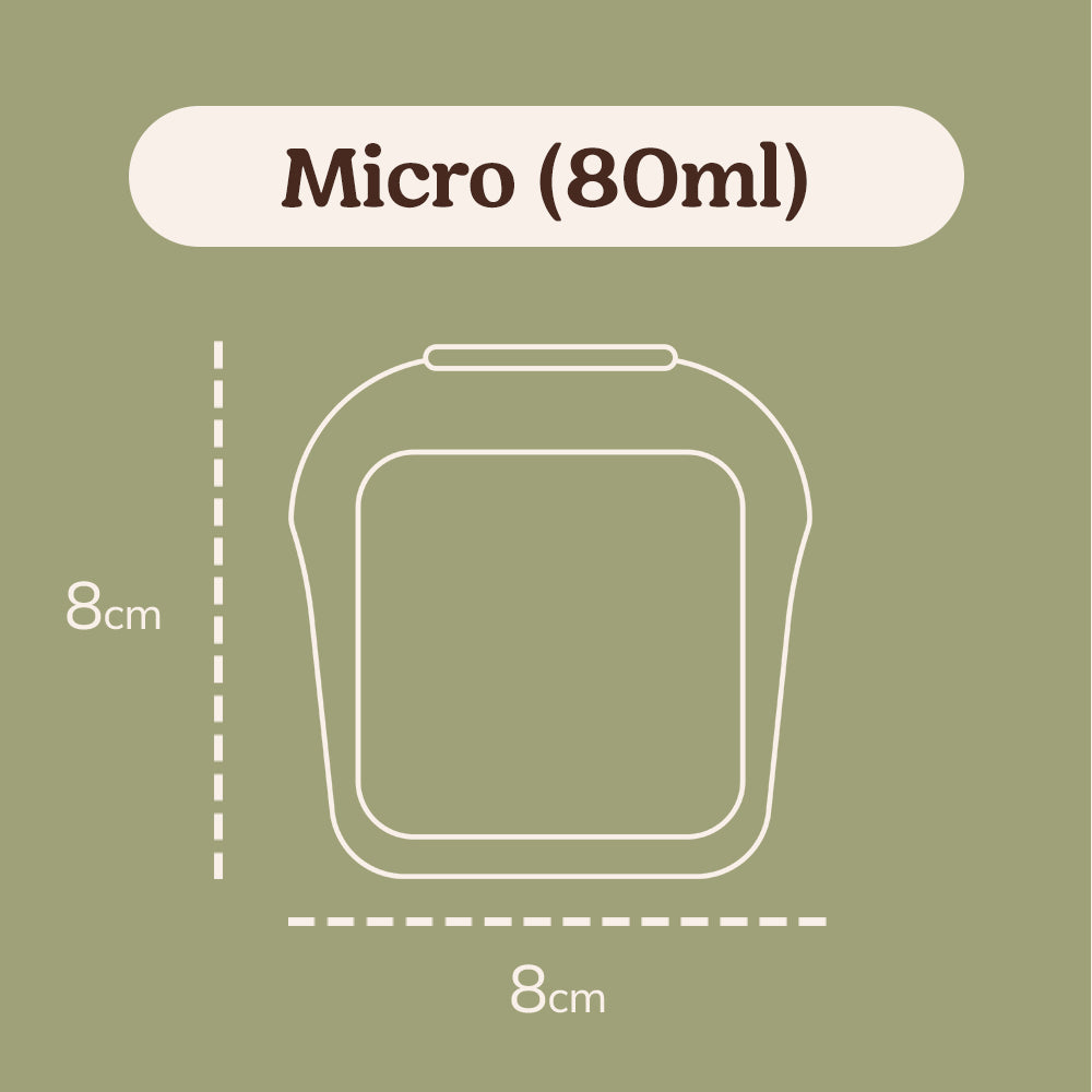 OG Silicone Bag Micro 80ml - Crystal Clear