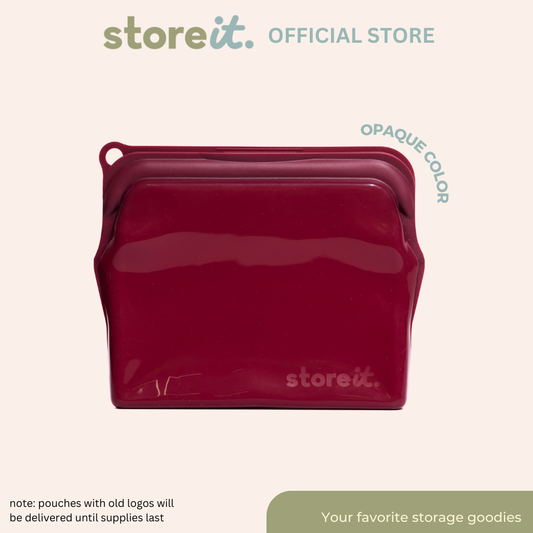 OG Silicone Bag Medium 470ml - Burgundy Red (Opaque)