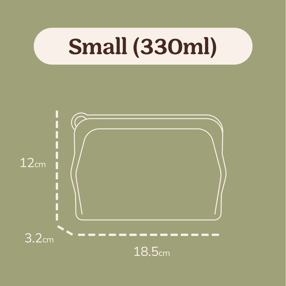 OG Silicone Bag Small 330ml - Splash Aqua