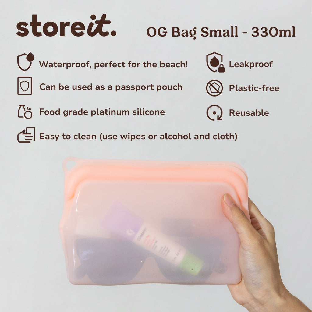 OG Silicone Bag Small 330ml - Splash Aqua