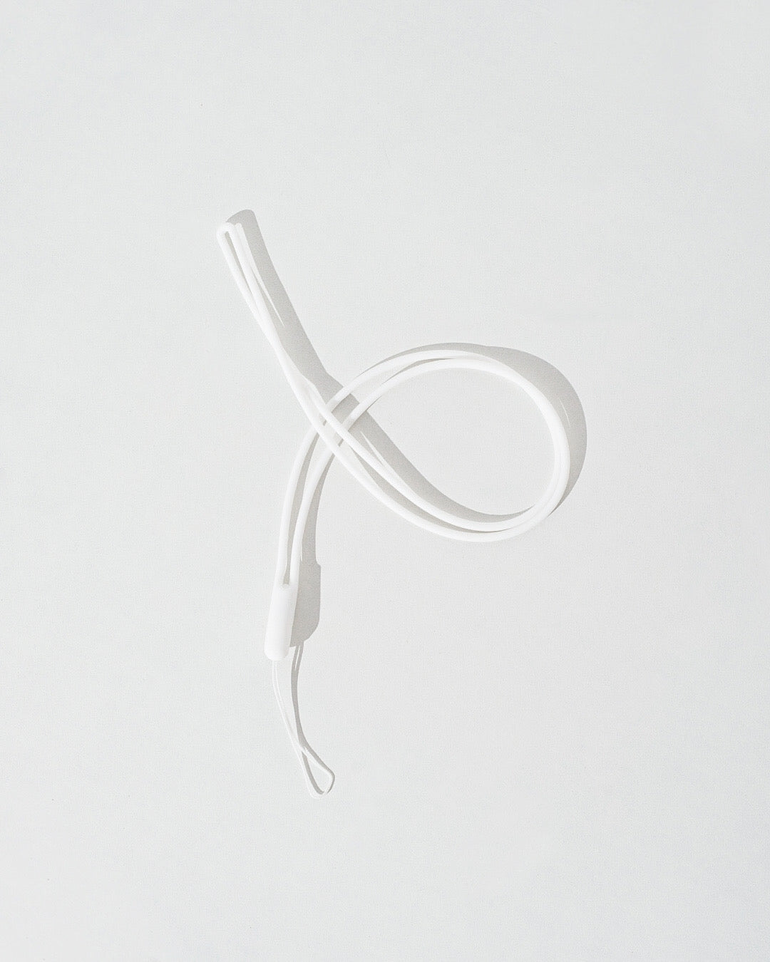 Silicone Lanyard - White