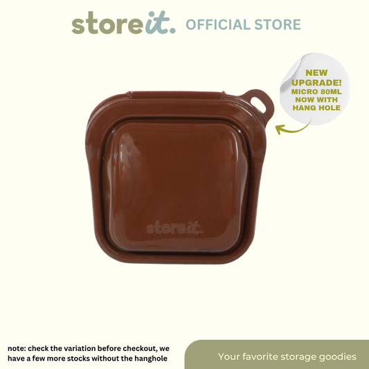OG Silicone Bag Micro 80ml - Espresso Brown (Opaque)