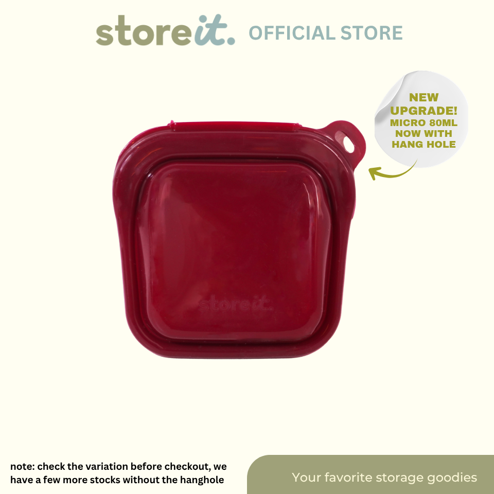 OG Silicone Bag Micro 80ml - Burgundy Red (Opaque)