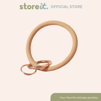 Silicone Wristlet Keychain - Butterball