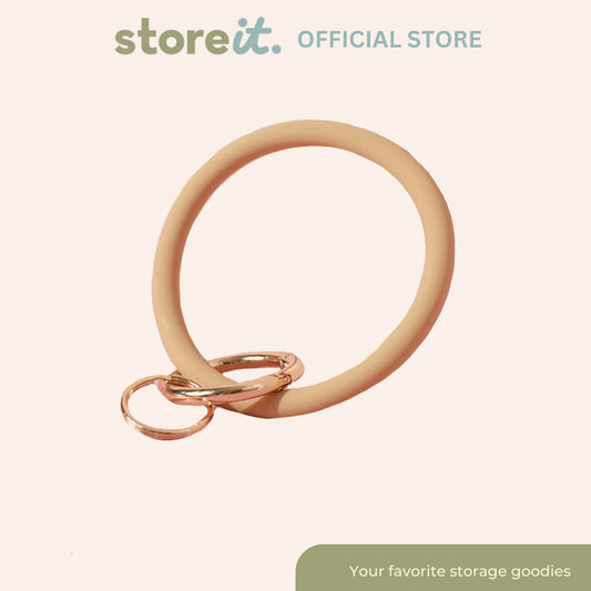 Silicone Wristlet Keychain - Butterball