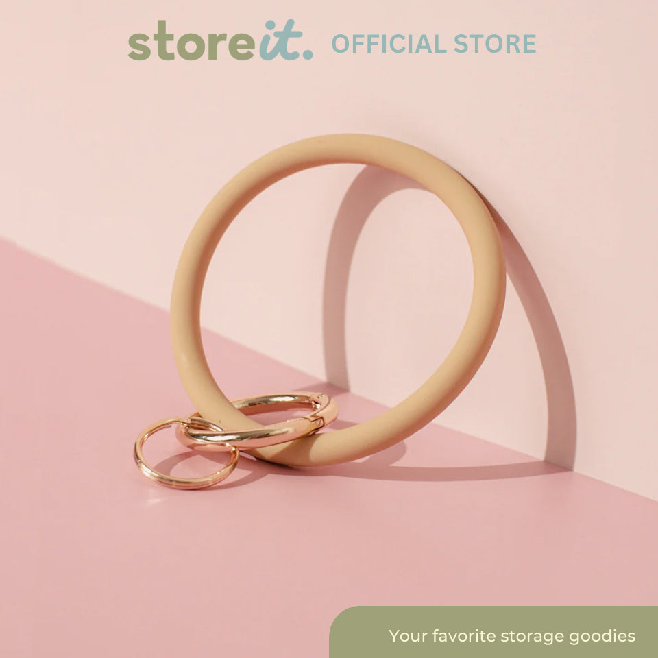 Silicone Wristlet Keychain - Butterball