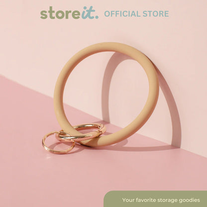 Silicone Wristlet Keychain - Butterball