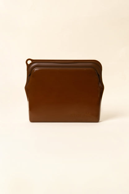 OG Silicone Bag Medium 470ml - Espresso Brown (Opaque)