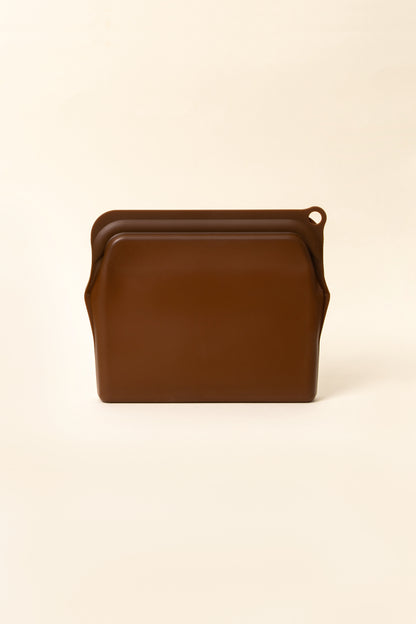 OG Silicone Bag Medium 470ml - Espresso Brown (Opaque)