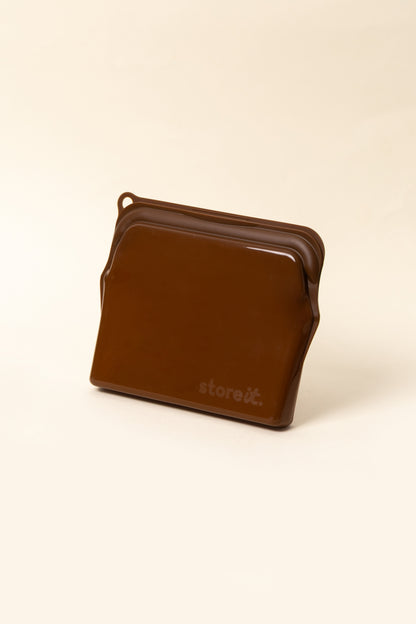 OG Silicone Bag Medium 470ml - Espresso Brown (Opaque)