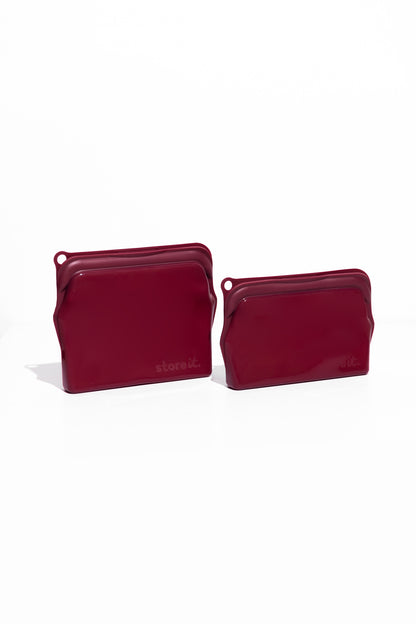 Burgundy Red Opaque - Set of 2 (Small 330ml & Medium 470ml)