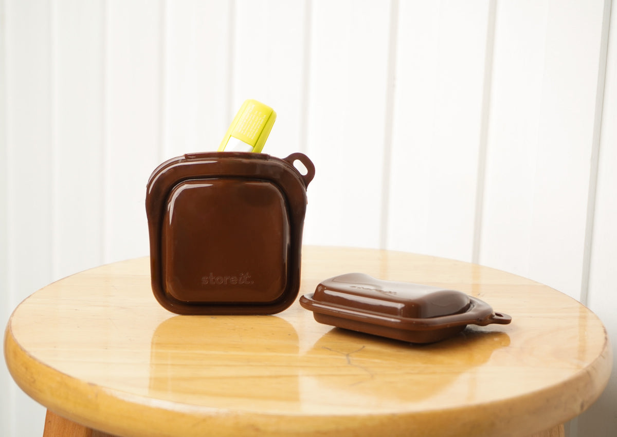 OG Silicone Bag Micro 80ml - Espresso Brown (Opaque)