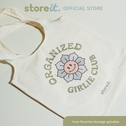 Store It Organized Girlie Canvas Tote Bag