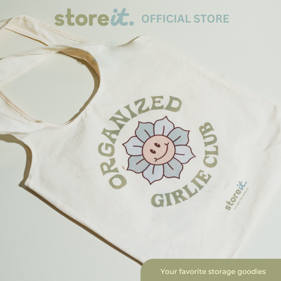 Store It Organized Girlie Canvas Tote Bag
