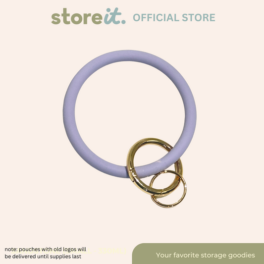 Silicone Wristlet Keychain - Lavender