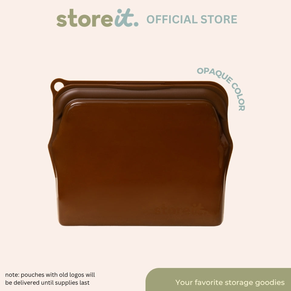 OG Silicone Bag Medium 470ml - Espresso Brown (Opaque)