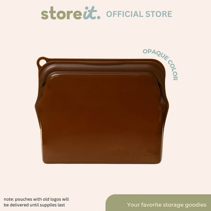 OG Silicone Bag Medium 470ml - Espresso Brown (Opaque)