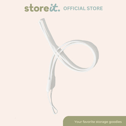 Silicone Lanyard - White