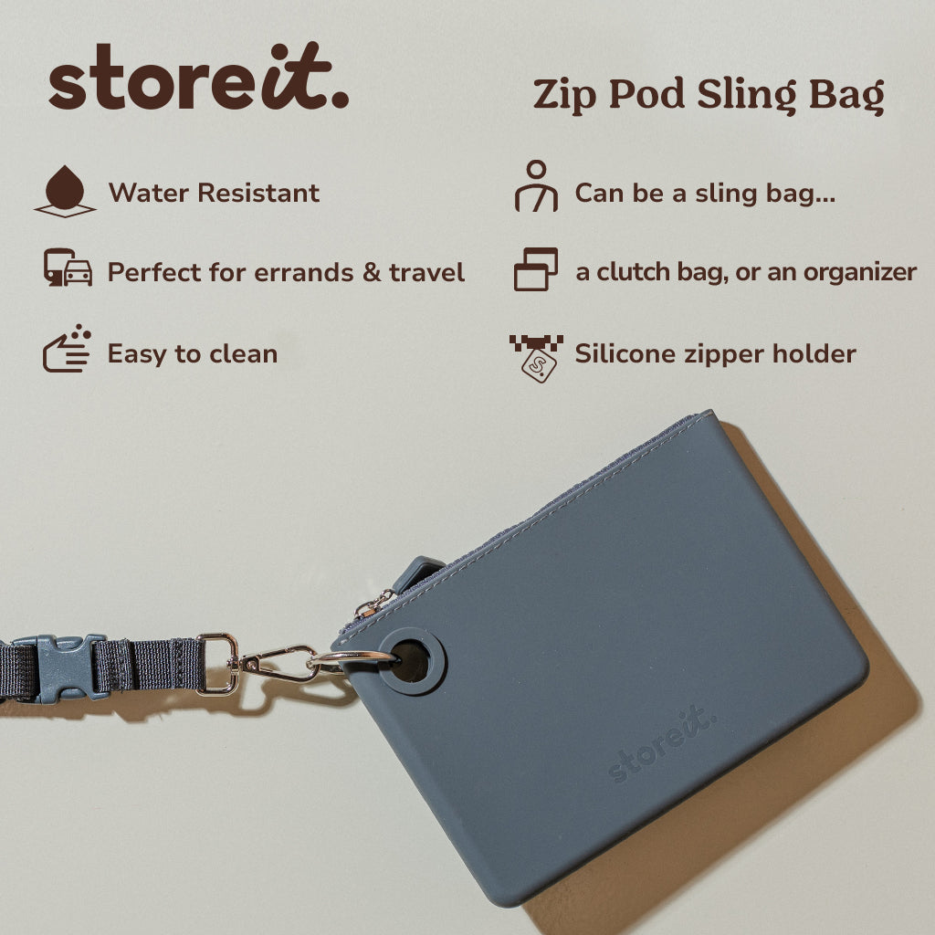Zip Pod Sling - Mauve Rose