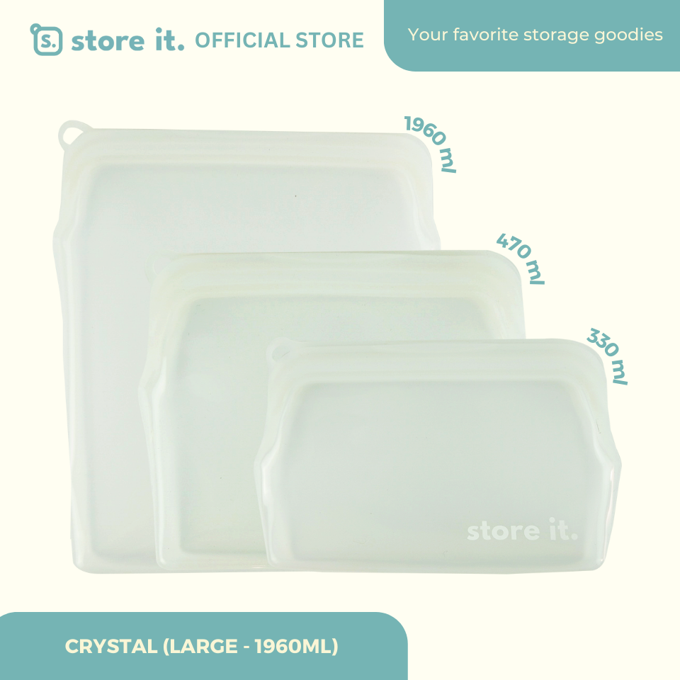 Crystal Clear (3 SIZES IN 1 SET - Small, Medium, Large)