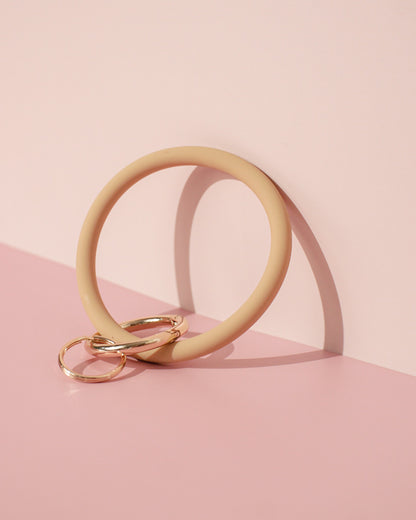Silicone Wristlet Keychain - Butterball
