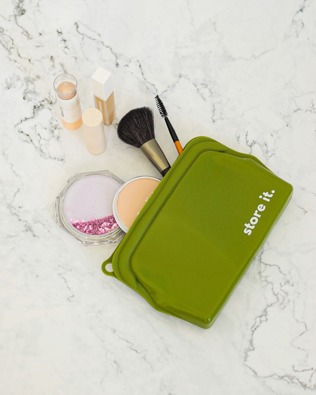 OG Silicone Bag Small 330ml - Olive (Opaque)