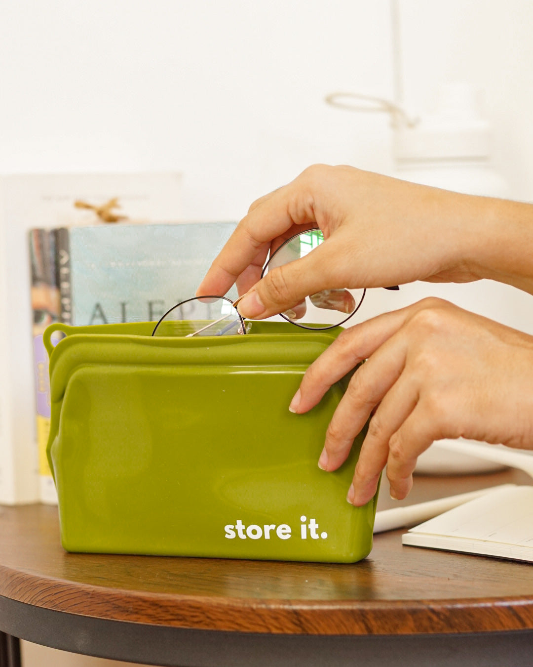 OG Silicone Bag Small 330ml - Olive (Opaque)