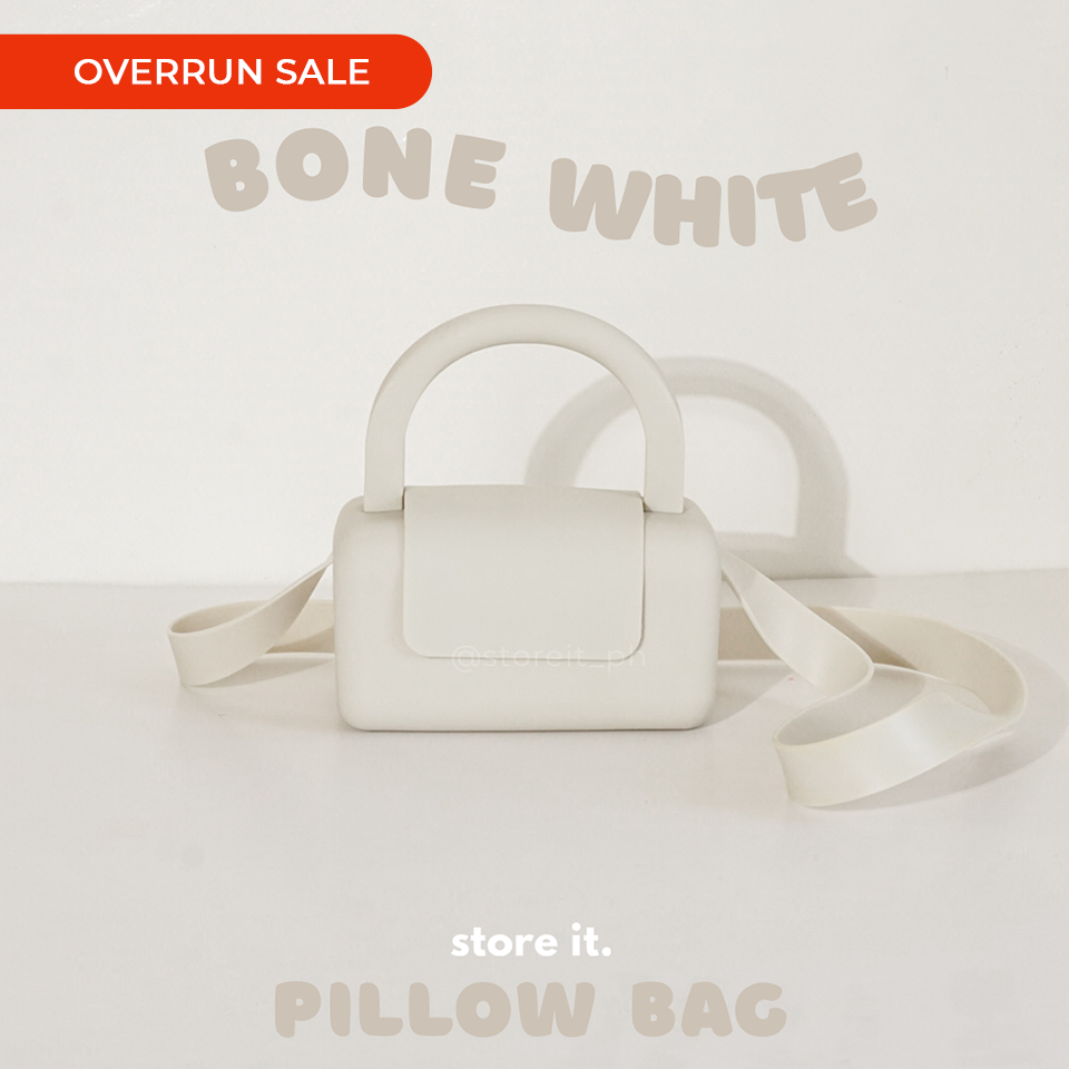 OVERRUN Store It Pillow Bag - Bone White