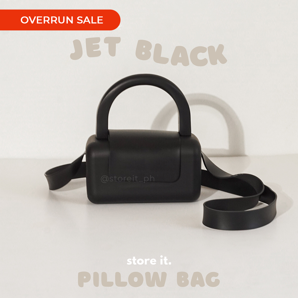 OVERRUN Store It Pillow Bag - Jet Black