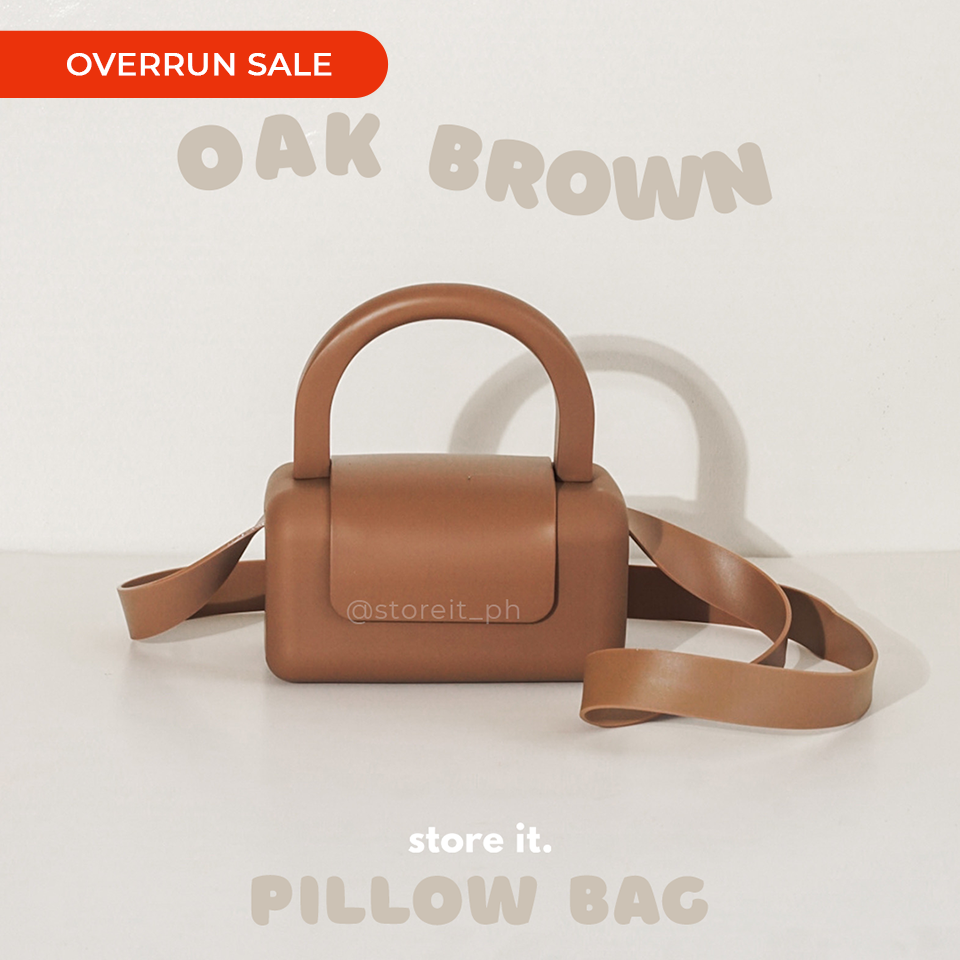 OVERRUN Store It Pillow Bag - Oak Brown