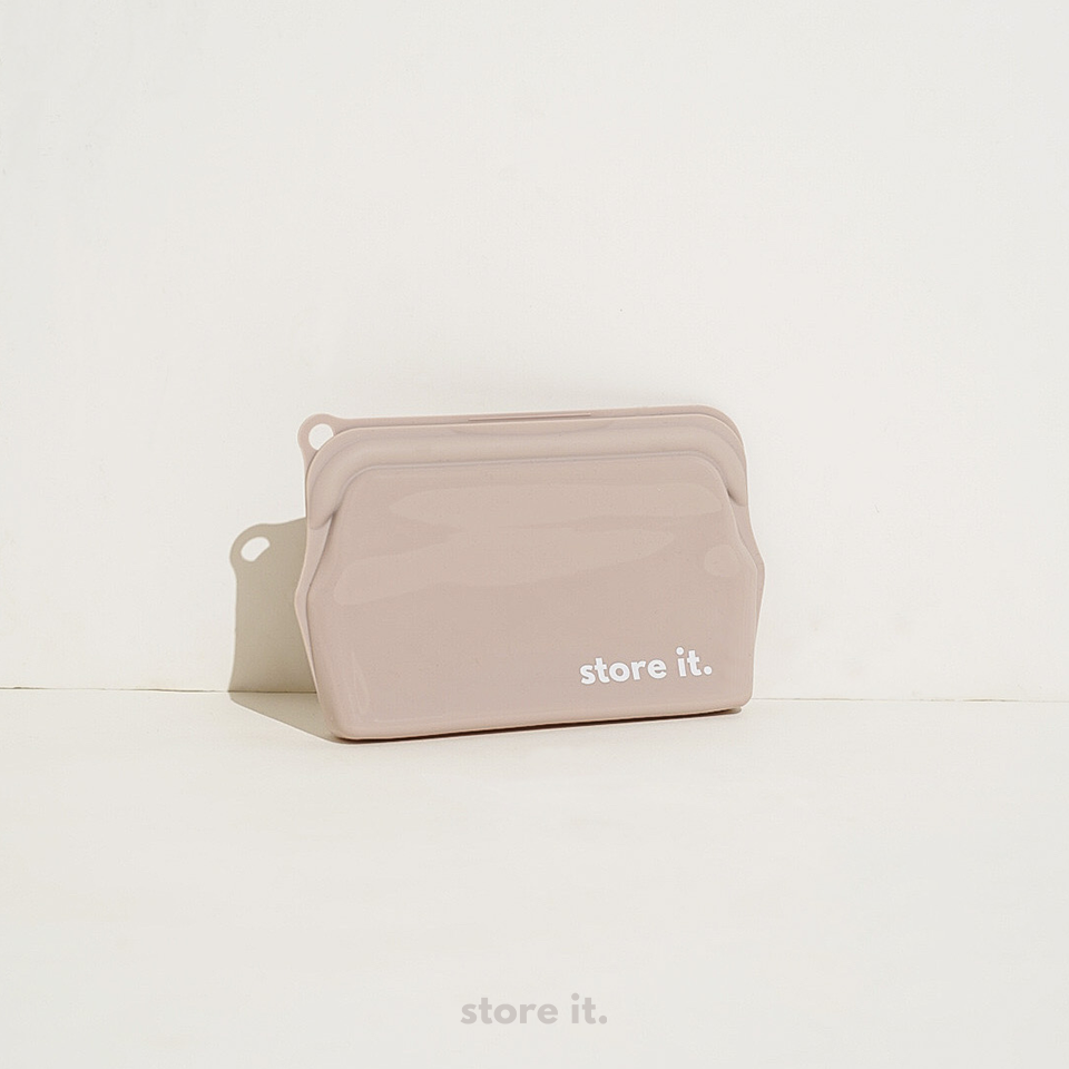 OG Silicone Bag – Sandstone (Opaque) – Small 330ml